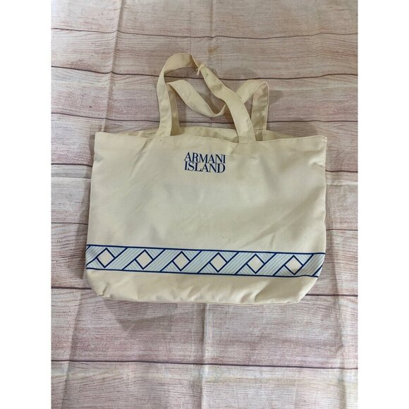 Georgio Armani Frangrance Women's Beige Tote Carry Bag - OS - Picture 8 of 11